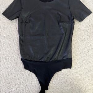 Commando Black Womens Bodysuit